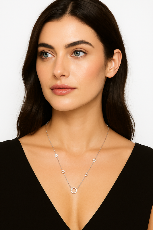 Collier Chaine Forçat Ronde Or Gris