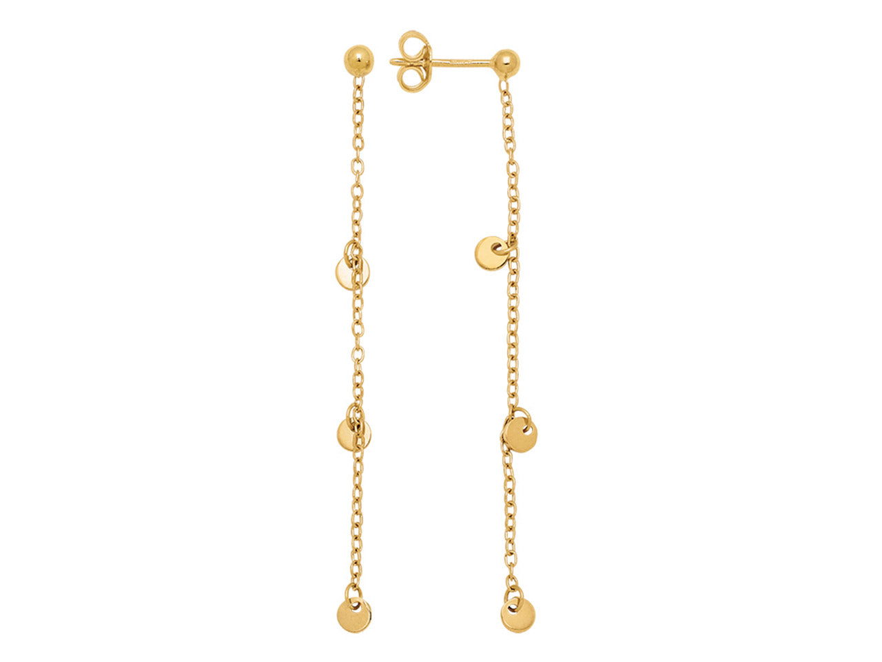 Boucles d'oreilles Camille Forçat Ronde Or Jaune