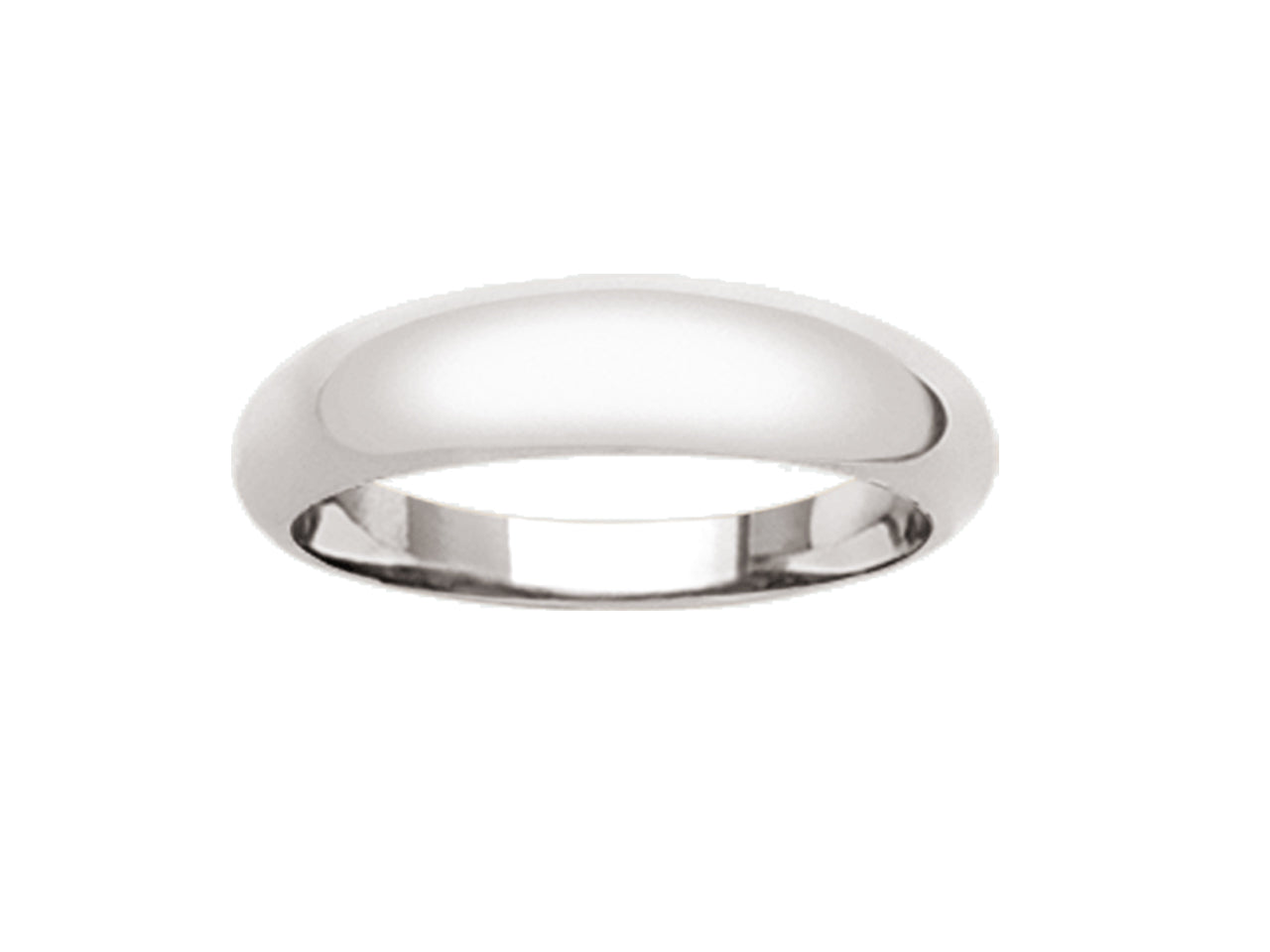 Bague Jonc Or Gris Rhodié