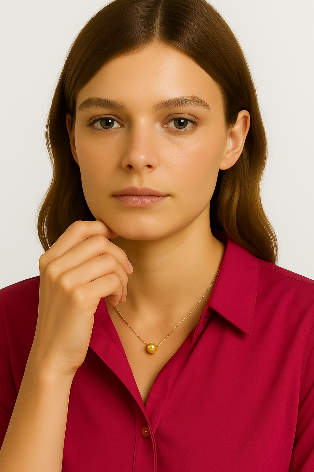 Collier Une Boule Or Jaune