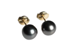Boucles D'oreilles Perles de Tahiti Or Jaune