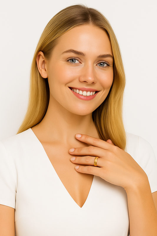 Bague Jonc Or Jaune