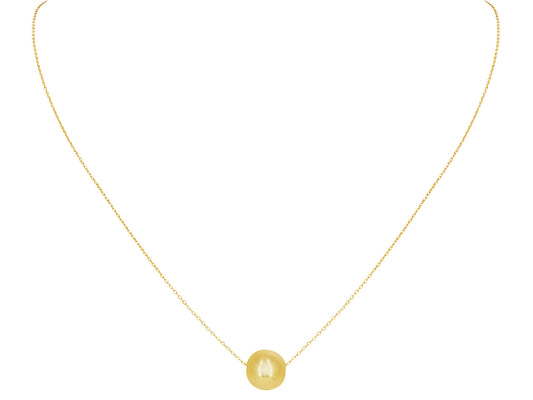 Collier Une Boule Or Jaune
