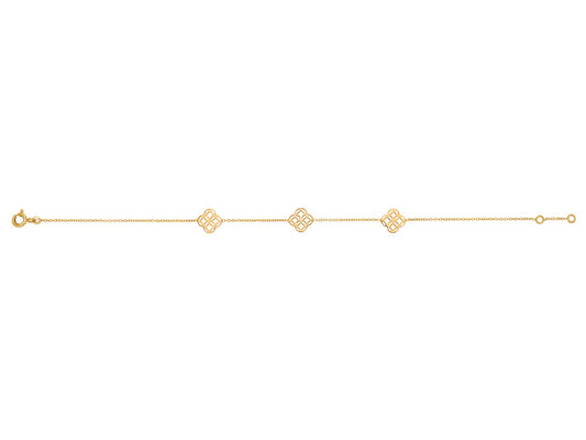 Bracelet Chaine Or Jaune