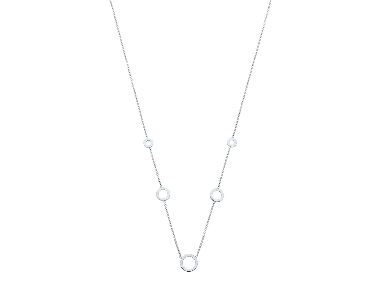 Collier Chaine Forçat Ronde Or Gris